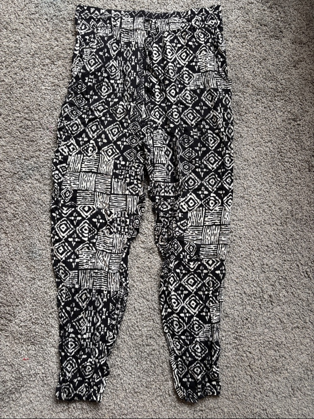Swell Black & White Geometric Woman’s Pants
